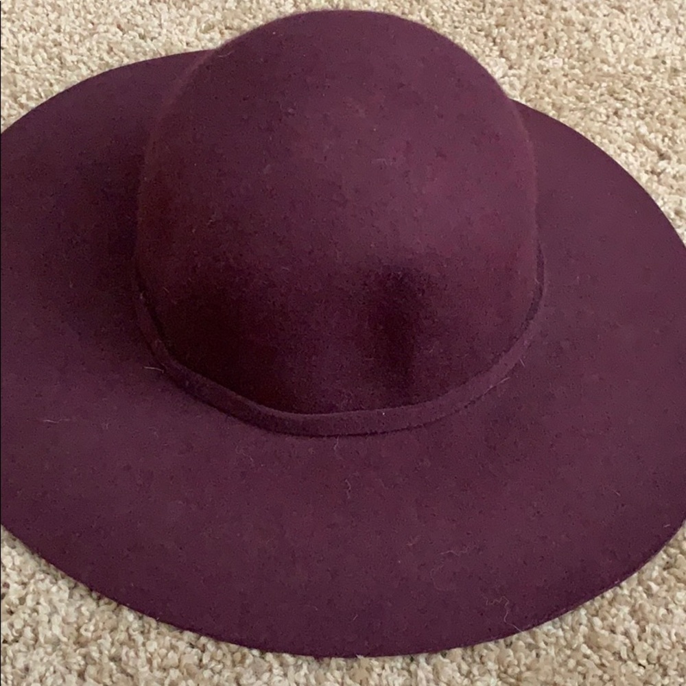 Maroon Floppy Hat